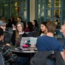 Group of Students Sitting and Talking