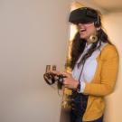 Student Using Virtual Reality