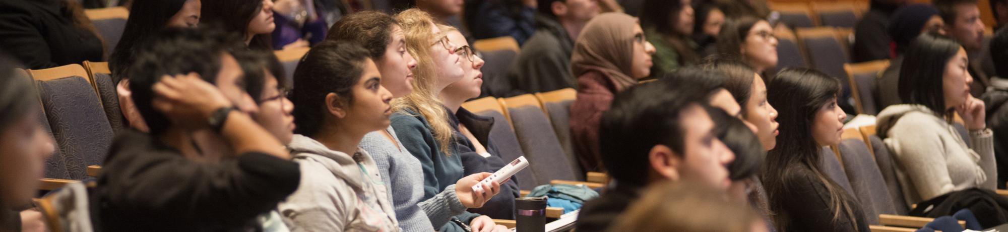 A Student Asking a Question in Class